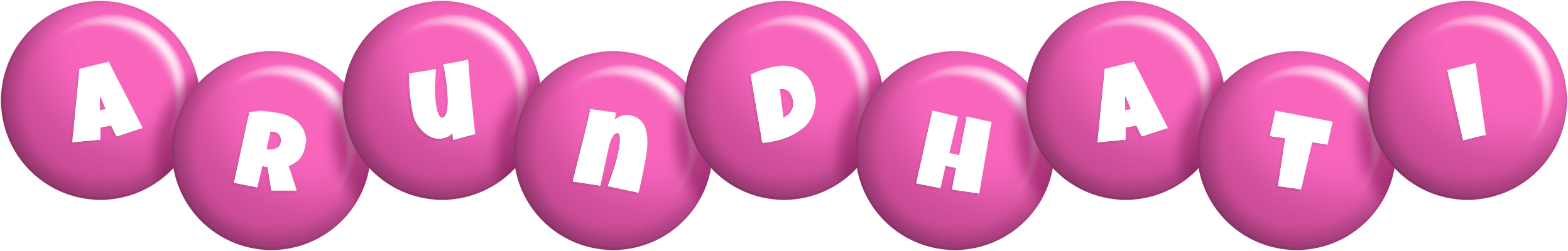 Arundhati candy-pink logo