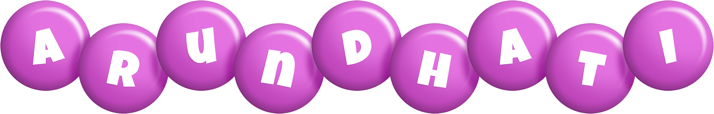 Arundhati candy-purple logo