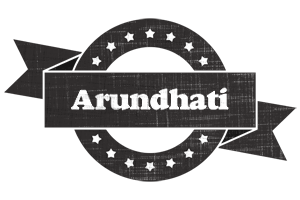 Arundhati grunge logo