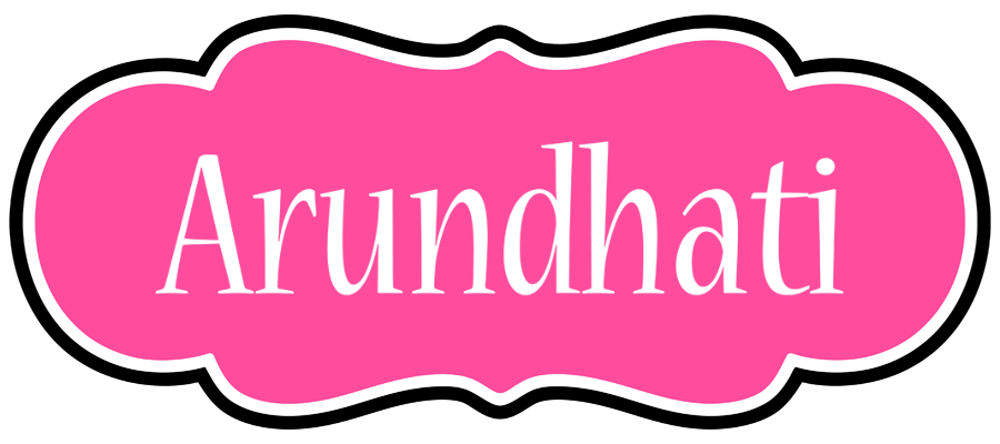 Arundhati invitation logo