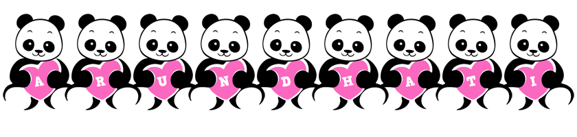 Arundhati love-panda logo