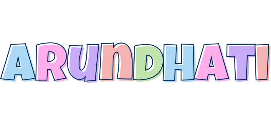 Arundhati pastel logo