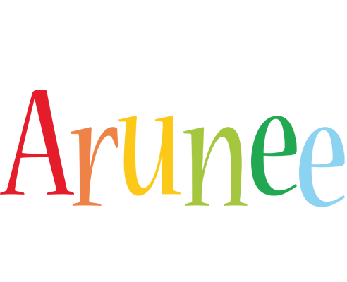 Arunee birthday logo