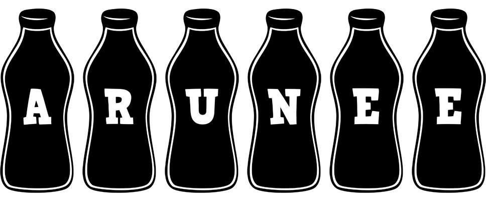 Arunee bottle logo