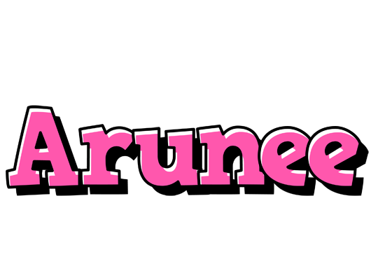 Arunee girlish logo