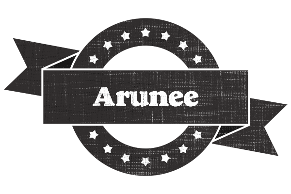 Arunee grunge logo