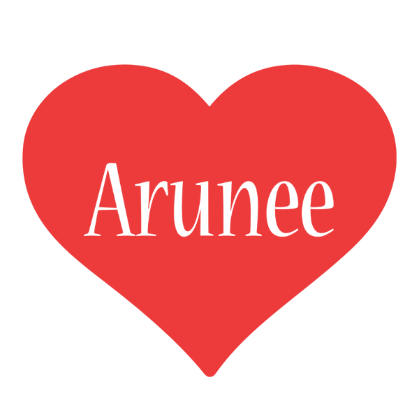 Arunee love logo