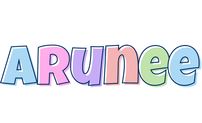 Arunee pastel logo