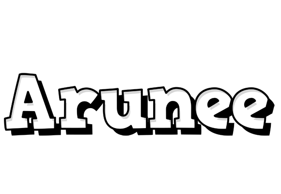 Arunee snowing logo