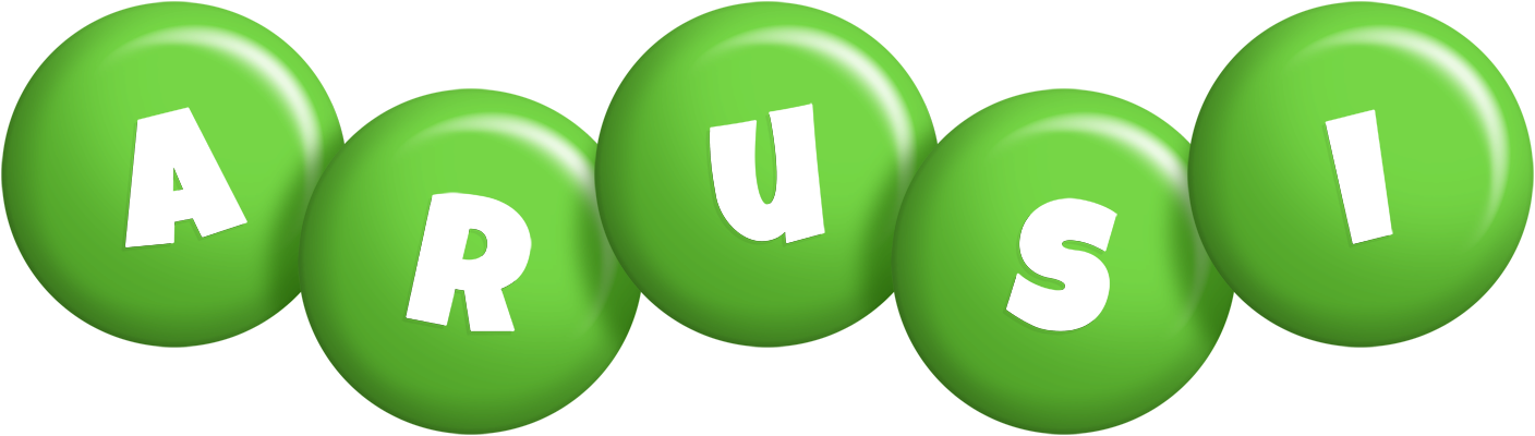Arusi candy-green logo