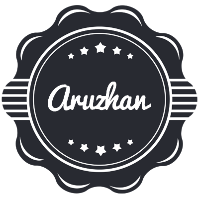 Aruzhan badge logo