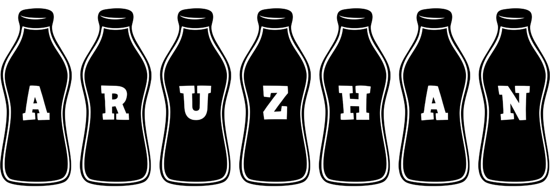 Aruzhan bottle logo