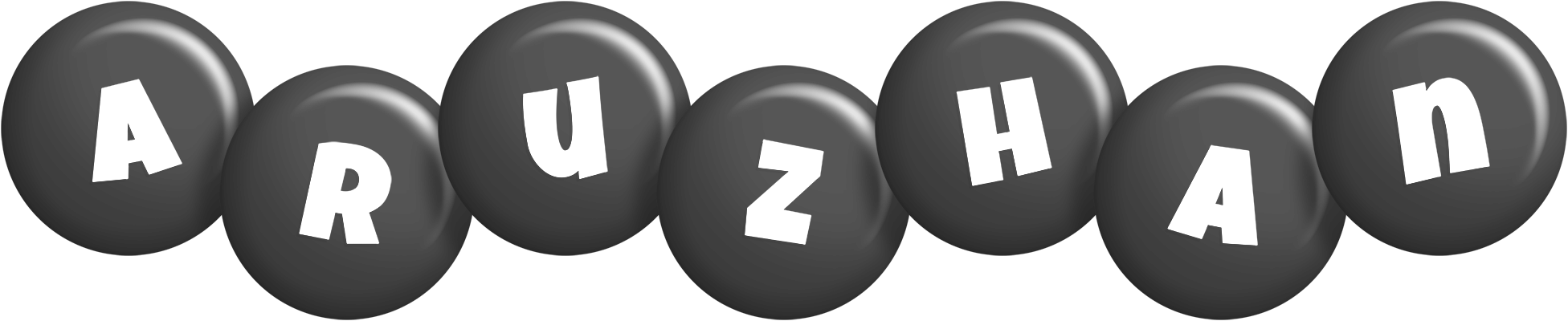 Aruzhan candy-black logo