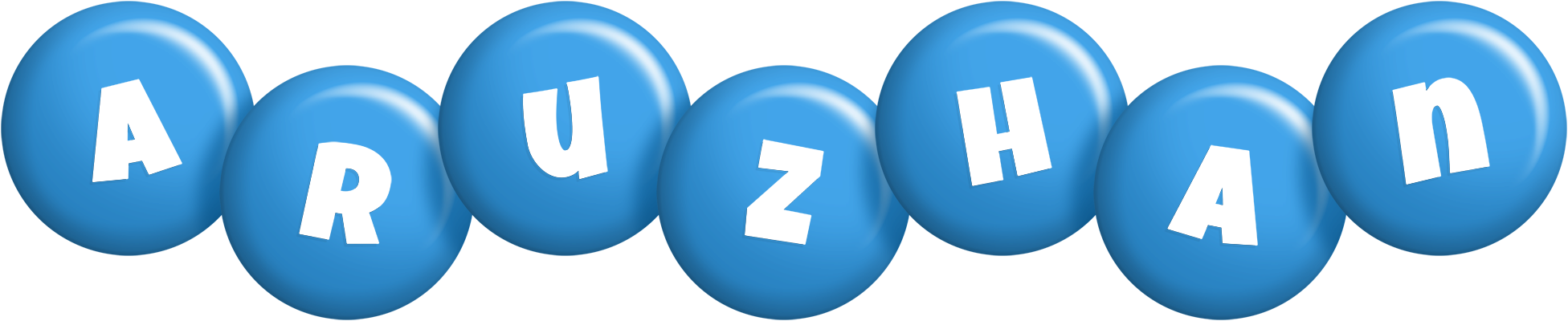 Aruzhan candy-blue logo