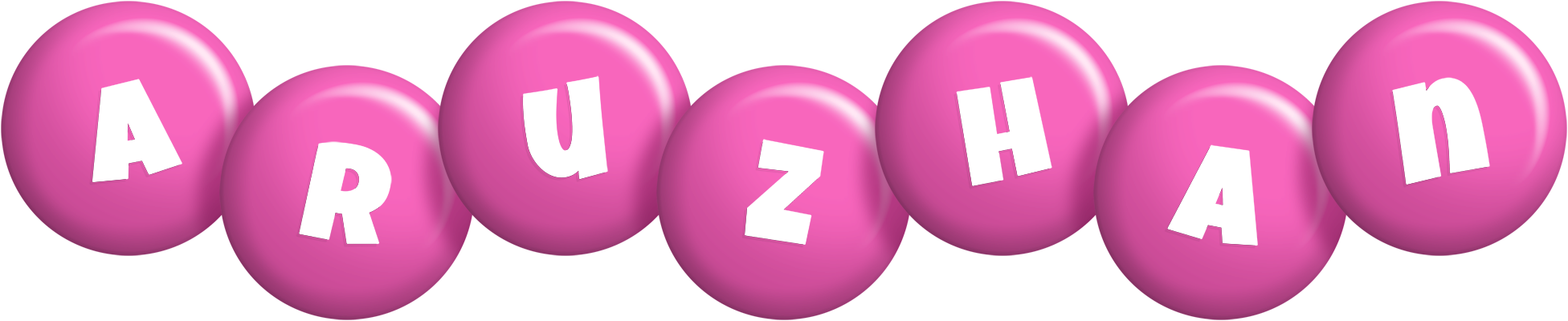 Aruzhan candy-pink logo