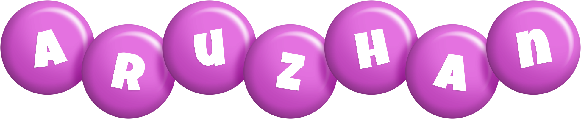 Aruzhan candy-purple logo