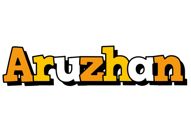 Aruzhan cartoon logo
