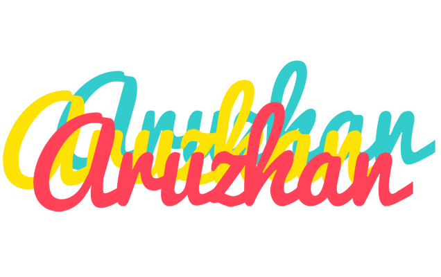 Aruzhan disco logo