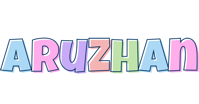 Aruzhan pastel logo