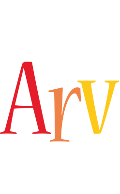 Arv birthday logo