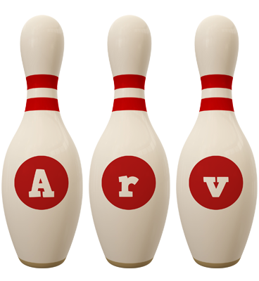 Arv bowling-pin logo