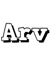 Arv snowing logo