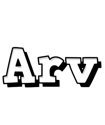 Arv snowing logo