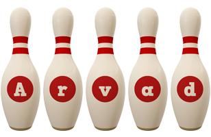 Arvad bowling-pin logo