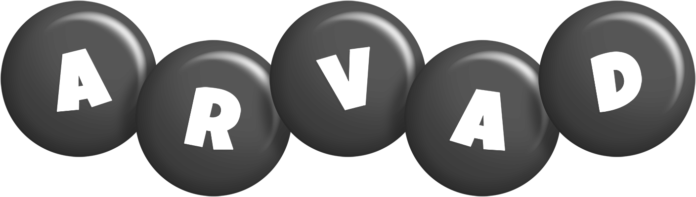 Arvad candy-black logo