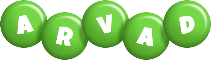 Arvad candy-green logo