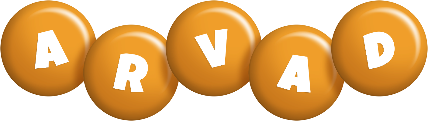 Arvad candy-orange logo
