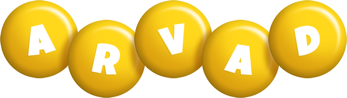 Arvad candy-yellow logo