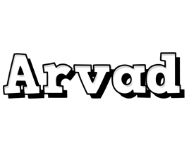 Arvad snowing logo