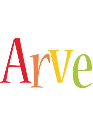Arve birthday logo
