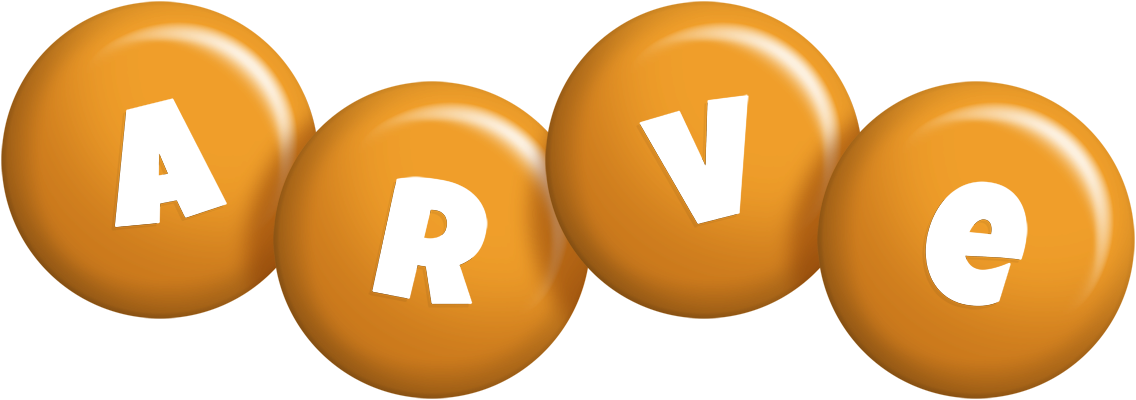 Arve candy-orange logo