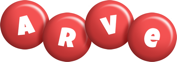 Arve candy-red logo