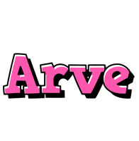 Arve girlish logo