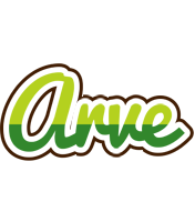 Arve golfing logo