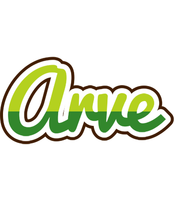 Arve golfing logo