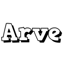 Arve snowing logo