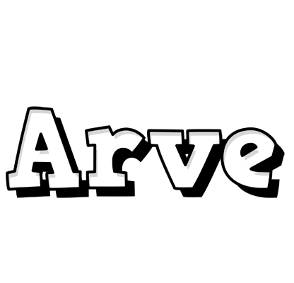 Arve snowing logo