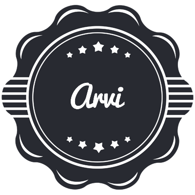 Arvi badge logo