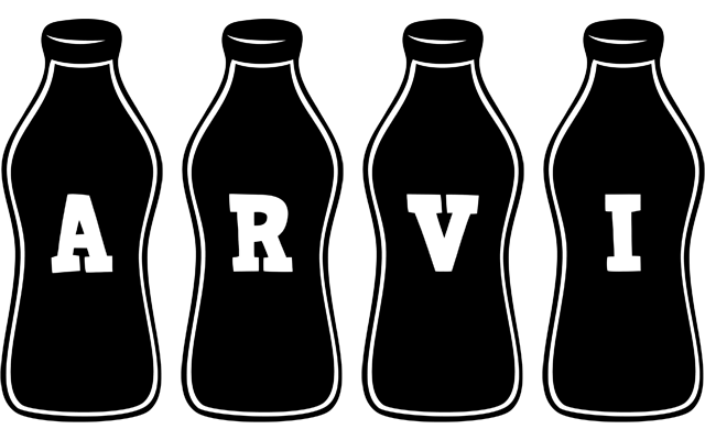 Arvi bottle logo