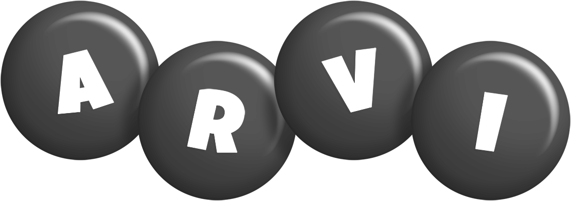 Arvi candy-black logo