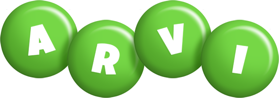 Arvi candy-green logo