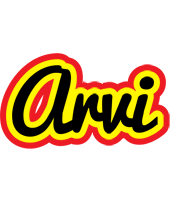 Arvi flaming logo