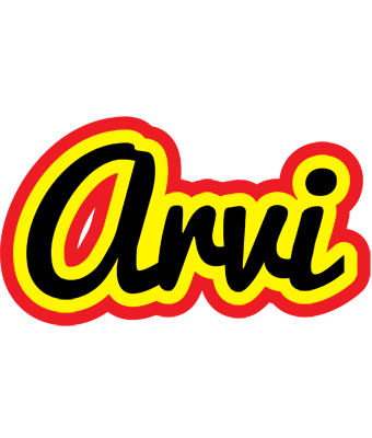 Arvi flaming logo