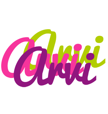 Arvi flowers logo