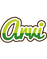 Arvi golfing logo