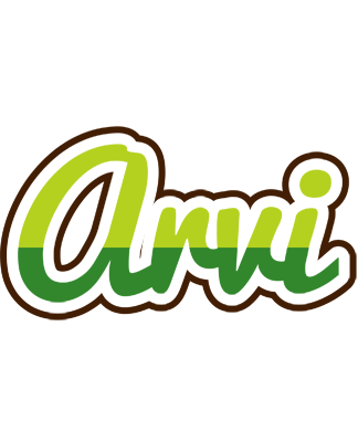 Arvi golfing logo